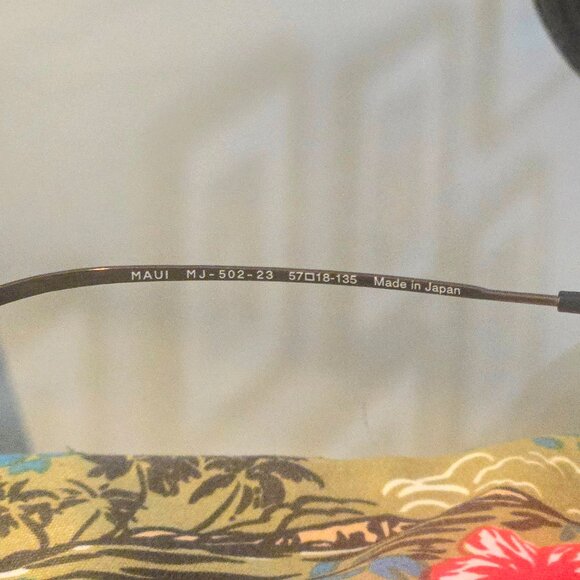 Like New Maui Jim Kapalua MJ 502 23 Titanium Flex Rimless Sport Frame Maui Rose - Picture 2 of 7